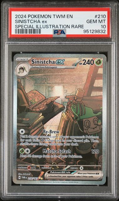 PSA 10 POKEMONT #210 SINISTCHA