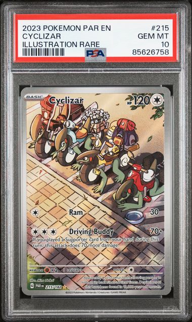 PSA 10 POKEMON #215 CYCLIZAR