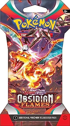 Pokemon Obsidian Flames Sleeved Booster Pack - SV03: Obsidian Flames (OBF)