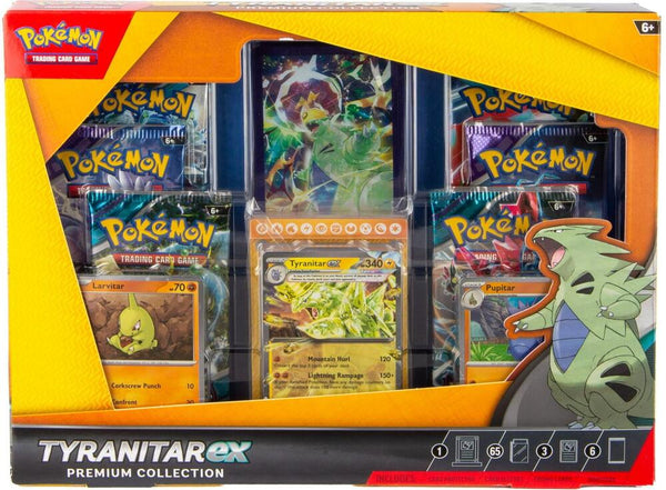 Shop all Pokemon Pokemon TCG: Tyranitar Ex Premium Collection Box - 6 Packs, Promos