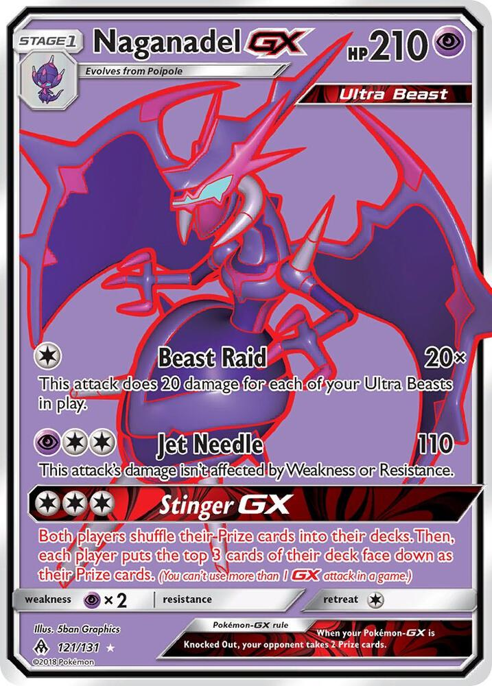 Naganadel GX (Full Art) - SM - Forbidden Light (SM06)-Chinese Version ...