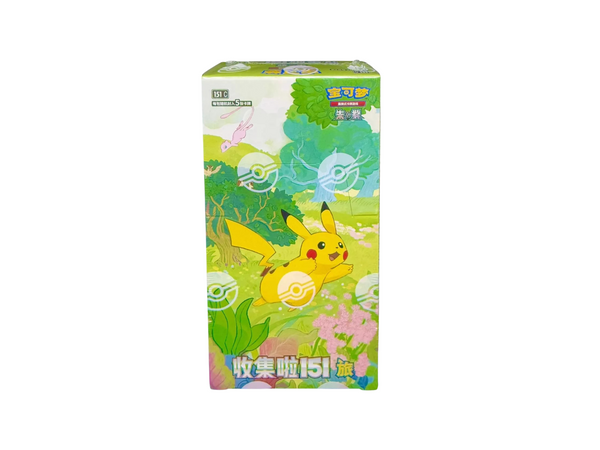 Pokemon TCG Chinese Collect 151 Journey Slim Booster Box 151C Sealed【Pre Order】