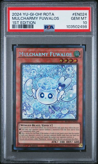 PSA 10 YU-GI-OH #EN024 MULCHARMY FUWALOS 1ST