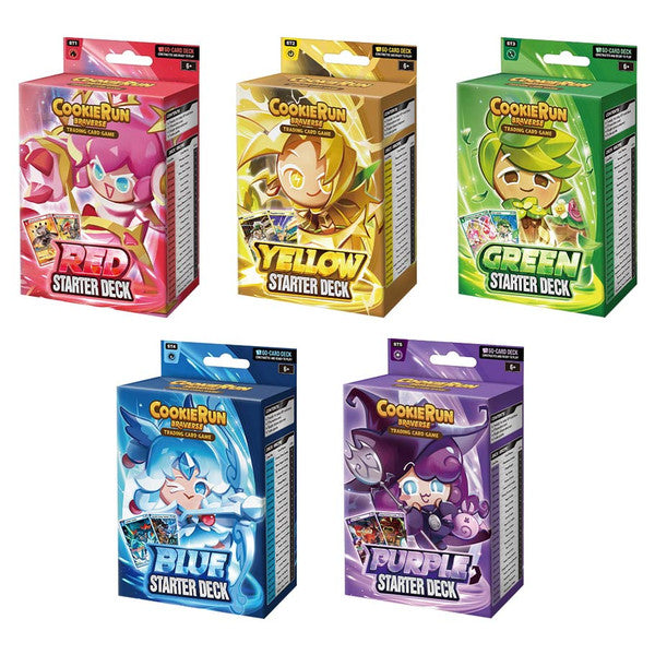 【Member Only】CookieRun TCG: Starter Deck Assortment (5) (Copy)