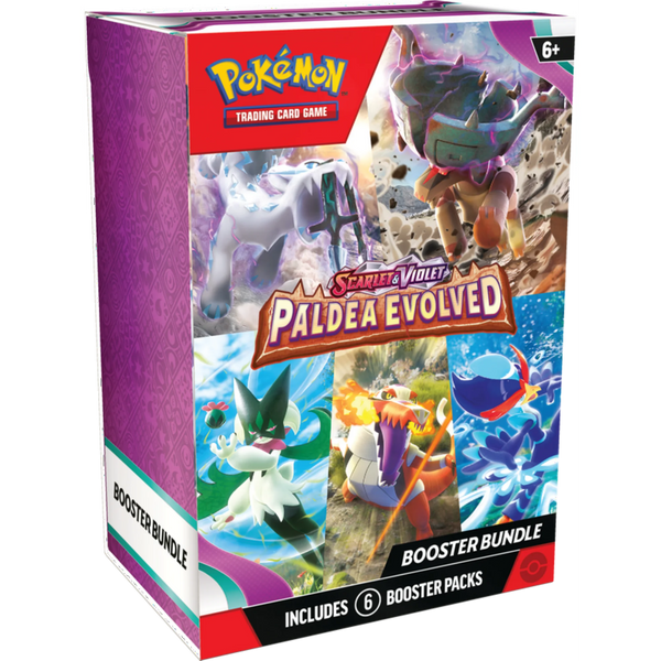 Pokemon Trading Card Game Scarlet & Violet 2 Paldea Evolved Booster Bundle 6 Booster Packs